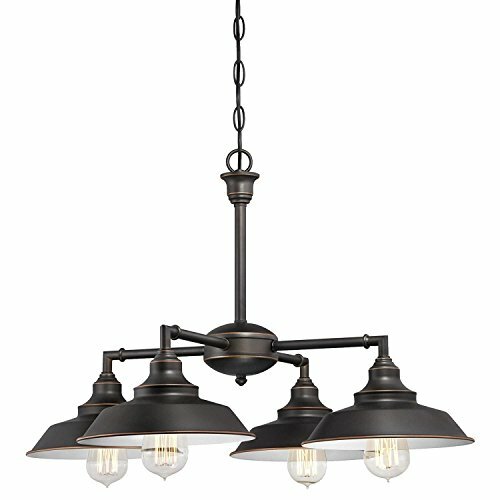 Hill Four-light Indoor Convertible Chandelier/semi-flush Ceiling Fixture