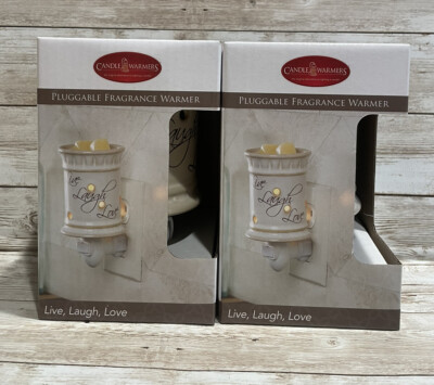 Ceramic Electric Plug In Wax Melt Oil Warmer Diffuser Live, Laugh, Love, Lot - 2