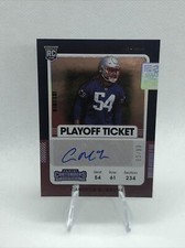 Cameron McGrone 2021 Contenders Playoff Ticket Auto #/99 New England Patriots
