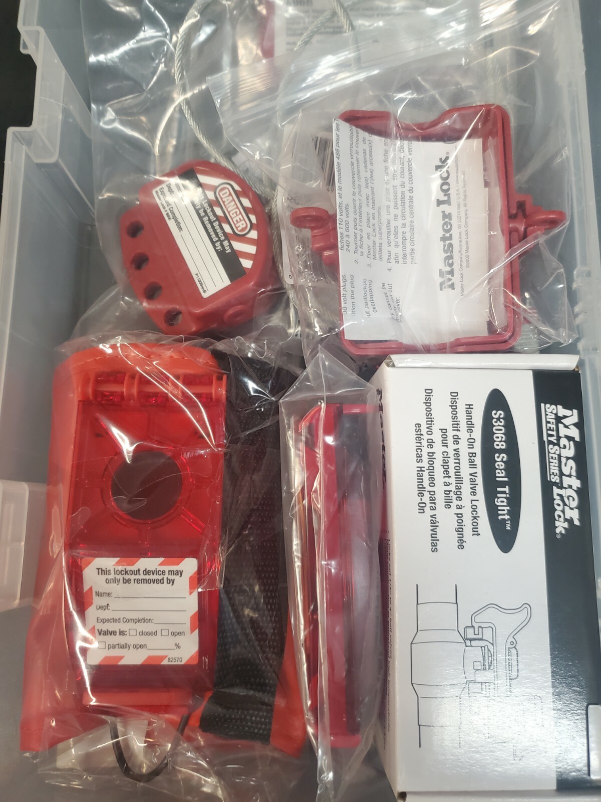 Master Lock Safety Series Lock out Pouch Belt NEW