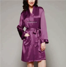 40% off  Satin Robe Women Bridesmaid Bride Party Lounge nightgown sleepwear
