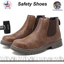 Mens Safety Work Boots Steel Toe Shoes Anti-S...
