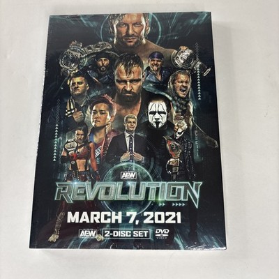 AEW Revolution 2021 2-Disc DVD All Elite Wrestling March 7th Omega Mox Sting