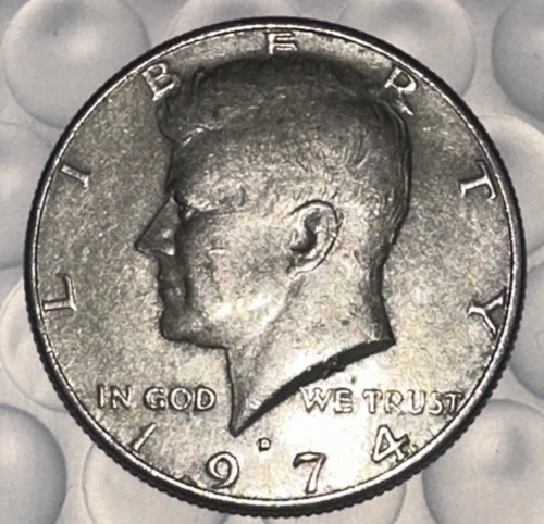 1974-D Kennedy Half Dollar — photo from the most recent tracked eBay sale