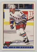 1993-94 Topps Premier Ed Olczyk #398 1f38