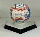 Carlos Beltran Signed OAL Baseball, VCBC SuperStats Hand Painted, HOF JSA Royals
