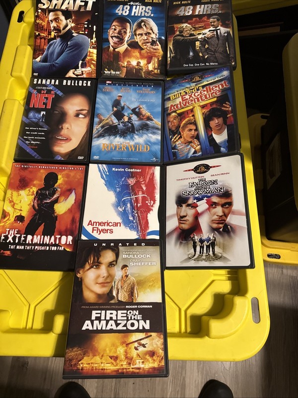 Lot Of 10 Mixed Classic Cinema DVDs Action/Drama/Some Rare Titles Lot H