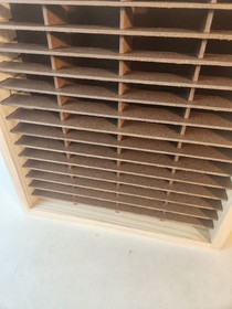 100 Atari 2600 Game Cartridge Storage Rack ~ New Napa Valley Style Wood Holder