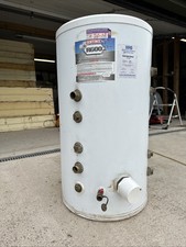 Unvented Cylinder Used For Under Floor Heating Supply With Emersion Heater