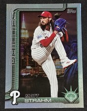 2025 Topps Series 2 Fanatics Fest NYC Matt Strahm Big Apple Foil Parallel #672