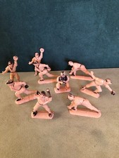Vintage 1950s Ajax Baseball Figures Total Of 9