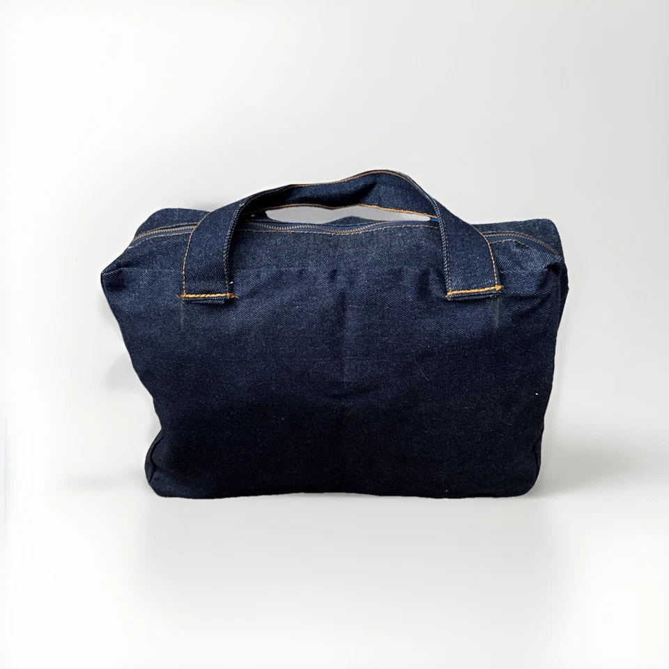 Authentic Vintage Levi Zip Up Bag 501 Never In Production - Image 3 of 4