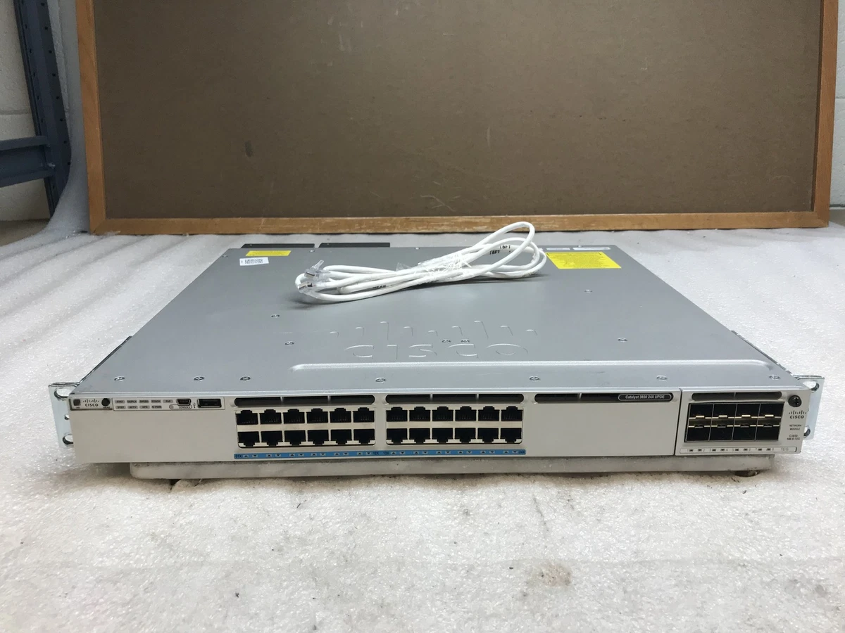 25+ Cisco Catalyst WS -C3850 24 Port Enterprise Network Switches