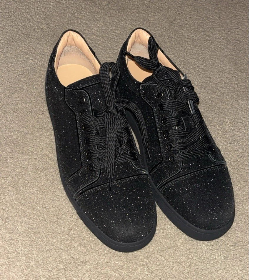 Christian Louboutin Flat Top High Black for sale | eBay