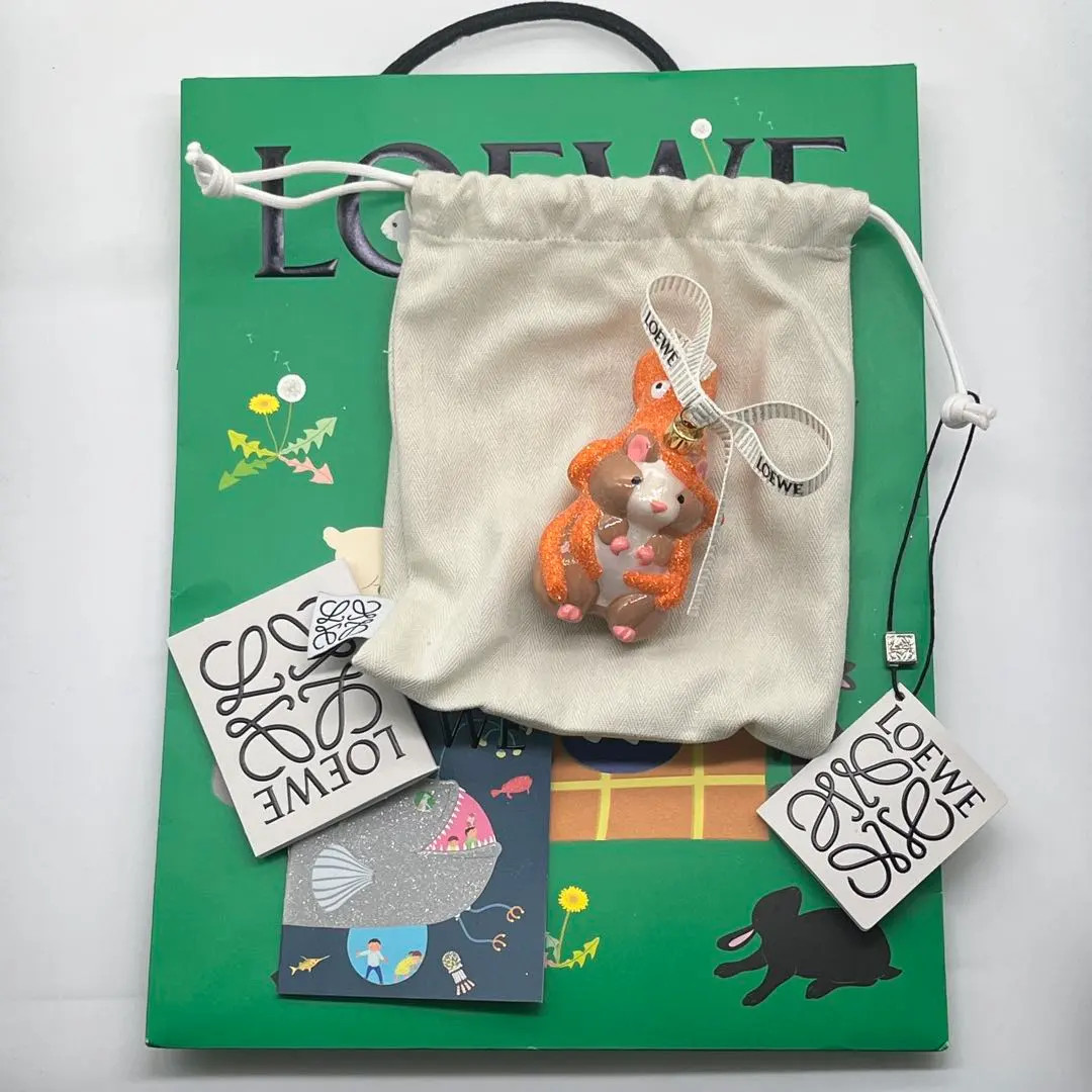 Authentic LOEWE Octopus Hamster Charm
