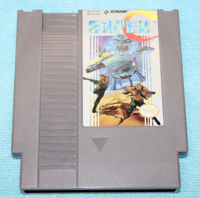Super C - Nintendo NES Video Game - Tested & Working Authentic