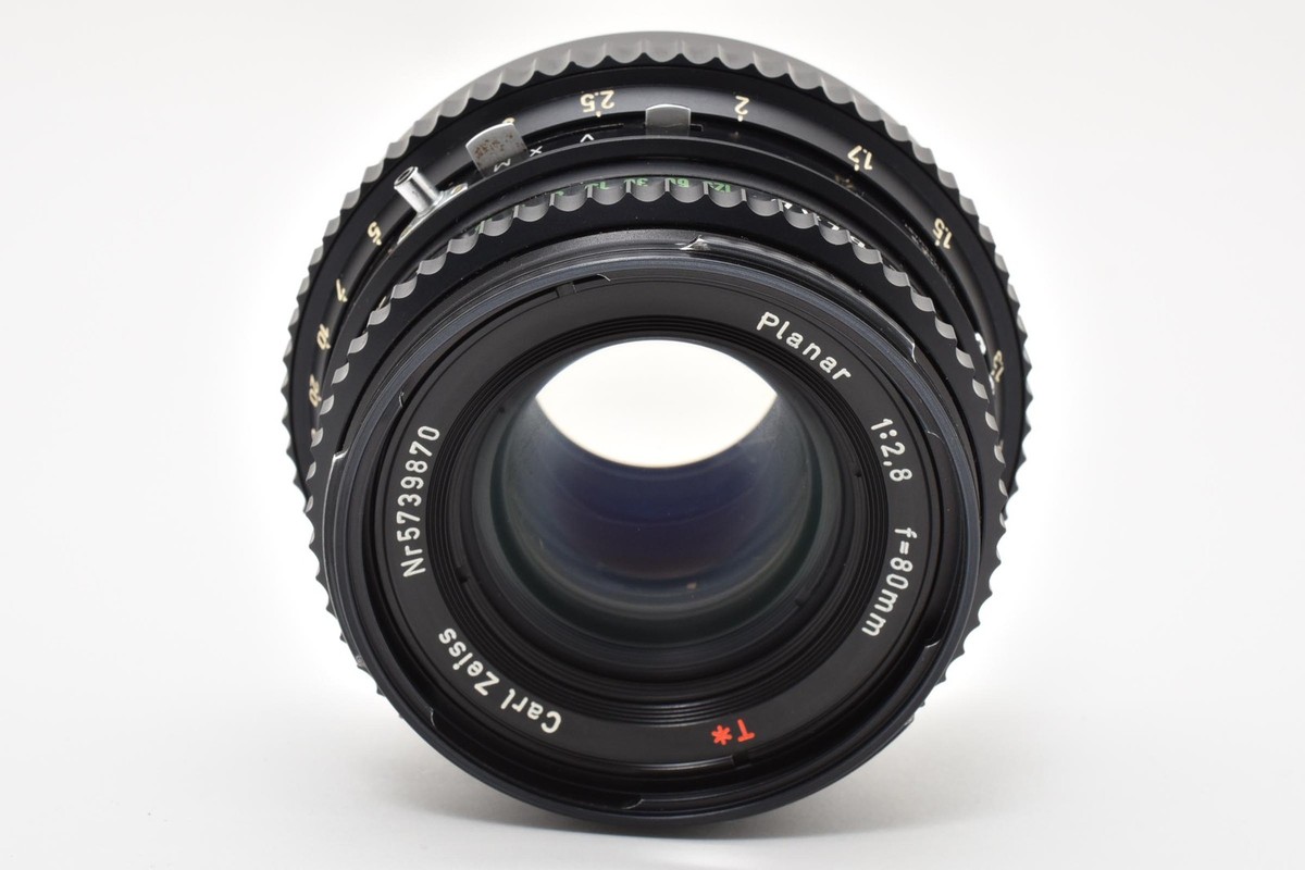 Exc+5] Hasselblad Carl Zeiss C Planar 80mm f/2.8 T* Black Lens
