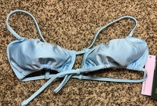 Wild Fable Blue Bikini Top. Size: XS 0-2 . NEW 