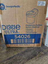 Dixie Ultra 54026 Tabletop Plastic Surface System Dispenser, 2 Buckets