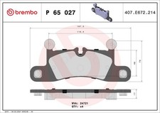 BREMBO BREMSBELÄGE VW TOUAREG 7P5 7P6 AUDI PORSCHE CAYENNE 92A TAYCAN Y1A Y1C