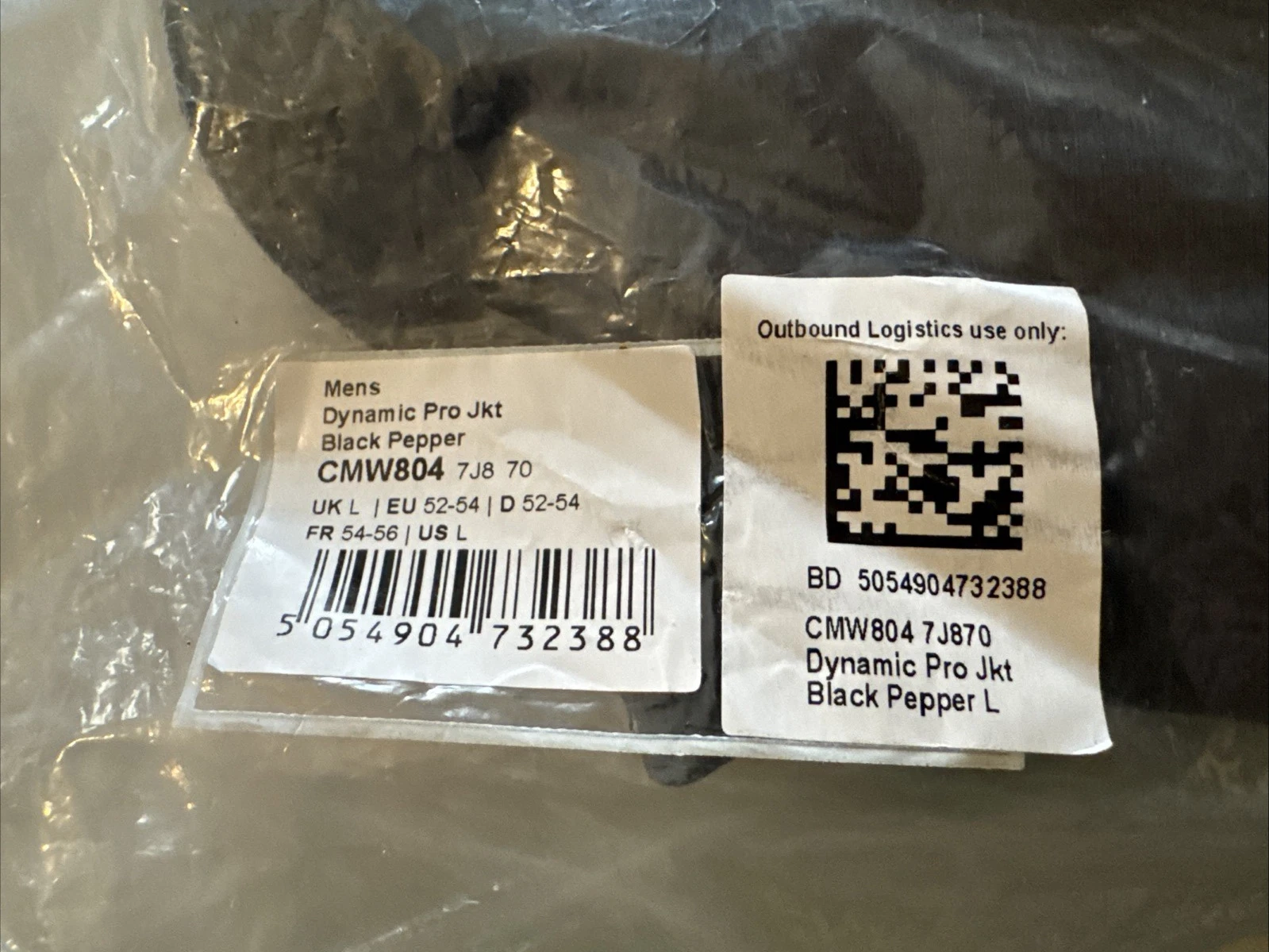 CRAGHOPPERS Dynamic Pro Men's Jacket in Black Pepper Marl L Large *READ* $225 - product detail image 19