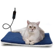 Pet Heating Pad Indoor, Dog Heating Pad Mat with Removable Small-1 Pack Blue