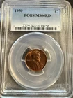1950-P Lincoln Cent PCGS MS66RD Gem Quality RED COIN