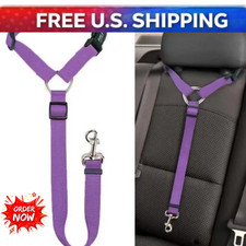 1 Pack Dog Seat Belt Adjustable Dog Car Seatbelts Pet Vehicle Safety Harnesses