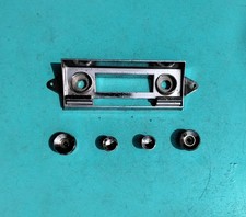 1964 Chrysler Imperial Am Fm Radio Face Plate Bezel With Turner Knobs Used 1964 Chrysler Imperial Am Fm Radio Face Plate Bezel With Turner Knobs Used