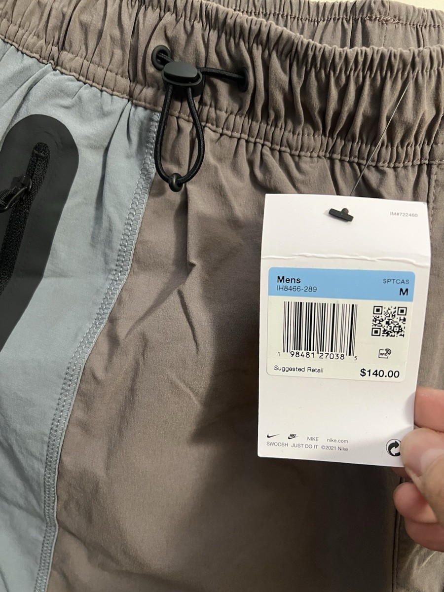 NIKE TECH PACK WOVEN STACKED OVERSIZED PANTS IH8467-289 Sz M $140