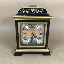 Timemaster Black and Gold Mantle Clock