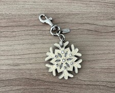 Coach Snowflake crystals Bag Charm FOB collectible