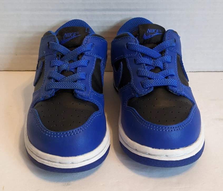 Nike Dunk низкий (TDE) черный/гипер кобальт белый CW1589-001 размер 9C с коробкой - Изображение 2 из 4