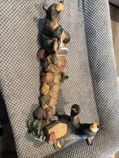 Bearfoots Bears Forest Cork Pullers Wine Holder By Jeff Fleming 14” RARE