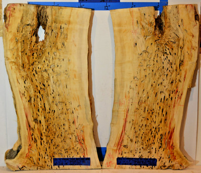 @BOOKMATCH SET! Phoenix Flame BE Live Edge GRADE 5, 38x22 - Dried & Planed EB6-9