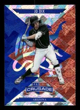 2025 Panini Crusade #21 JD Dix Crusade Blue Cracked Ice Arizona Diamondbacks