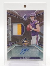 J.J. MCCARTHY 2024 PHOENIX RPA ROOKIE PATCH AUTO BRONZE /33 #RPJA-JMY Q1887