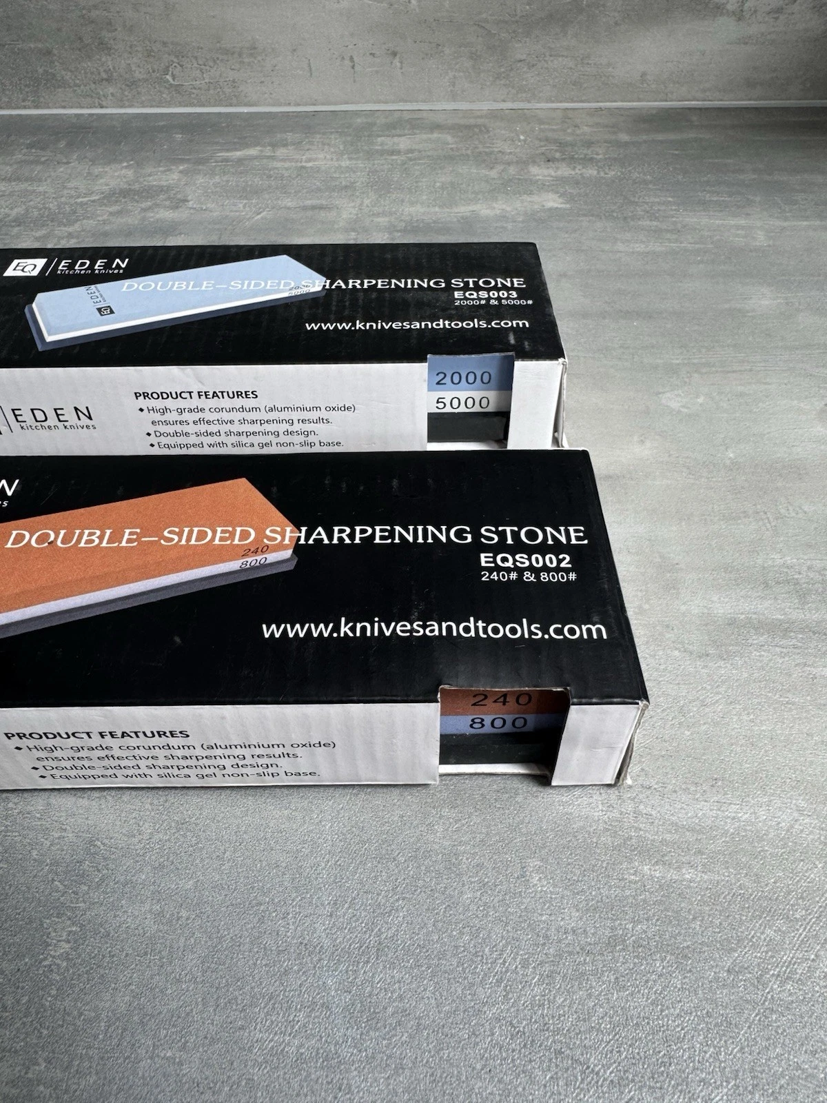 Eden Double Sides Sharpening Stones 240/800 & 2000/5000 New & Used 2