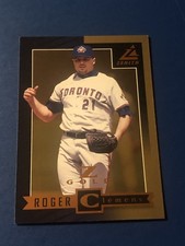 1998 Pinnacle Zenith Z Gold Missing Serial Number Roger Clemens #32