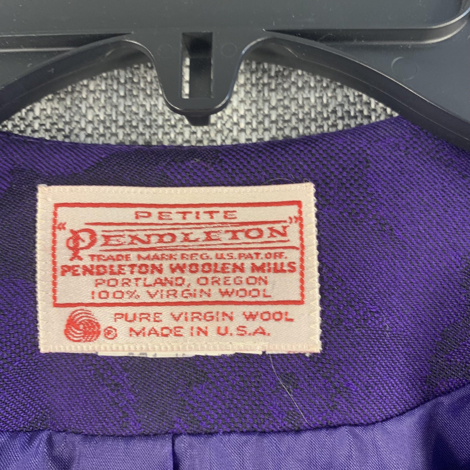 Pendleton Blazer Womens Medium Petite Purple Wool… - image 2