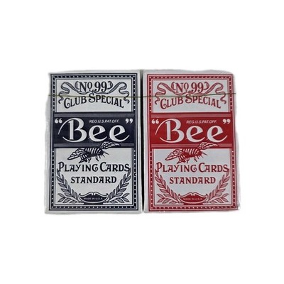 Bee No. 99 Club Special Playing Cards Standard Deck Diamond Back No. 67 Lot of 2