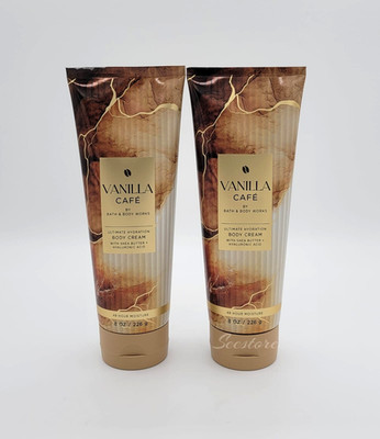 Bath & Body Works Vanilla Cafe Ultimate Hydration Body Cream 8 oz Set of 2