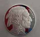 Golden State 1 Oz Silver Buffalo Round .999 Fine Encapsulated In Airtight