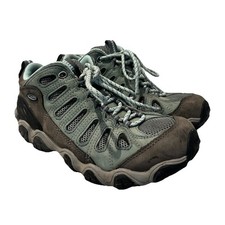 Oboz Women's Sawtooth II Low Top Boots Sz 8 Gray Waterproof Hiking Shoes BDRY