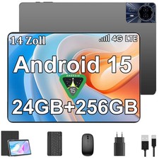 2026 New Tablet 10 in/14in Android Tablet 8000mAh 1920x1200 IPS HD 5G WiFi PC