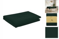 Tischdecke Rechteckig DunkelgrüN 110X140 Cm Jacquard-Optik
