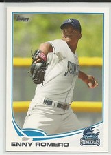 Enny Romero Tampa Bay Rays 2013 Topps Pro Debut Minor League Card