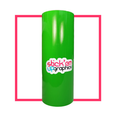 8 ZOLL x 2000 MM GLANZ GRASGRÜN SONNENSTREIFEN AUTO VAN GRAFIK VINYL