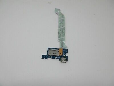 HP 15-AC 15.6" OEM USB Port Card Reader Board w/ Cable LS-C705P 455MW032L01 