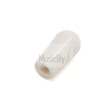Musiclily 5Pcs White Plastic Imported Metric Knobs Tip For 3 Way Toggle Switch